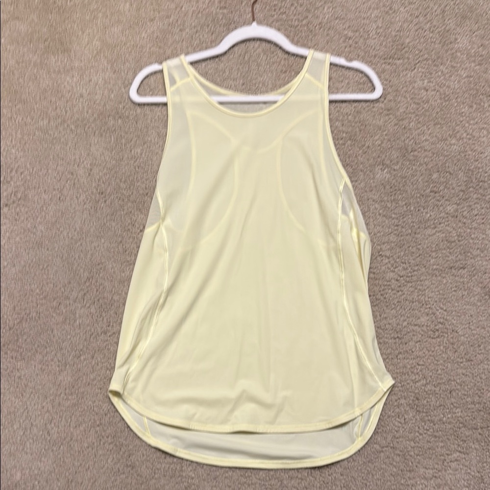 Women's Yellow Sleeveless Top